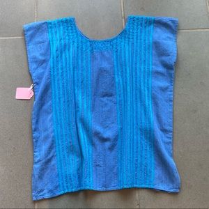 Mexican Top, Blue and Turquoise